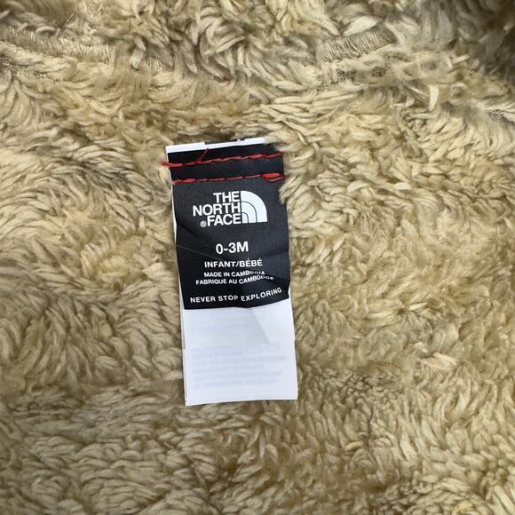 The North Face Baby 0-3M Reversible Mount Chimbo Full-Zip Hooded Jacket Green - Picture 4 of 9